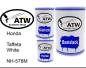 Preview: Honda, Taffeta White, NH-578M: 500ml Lackdose + 500ml Klarlack + 250ml Härter - Set, von ATW Autoteile West.